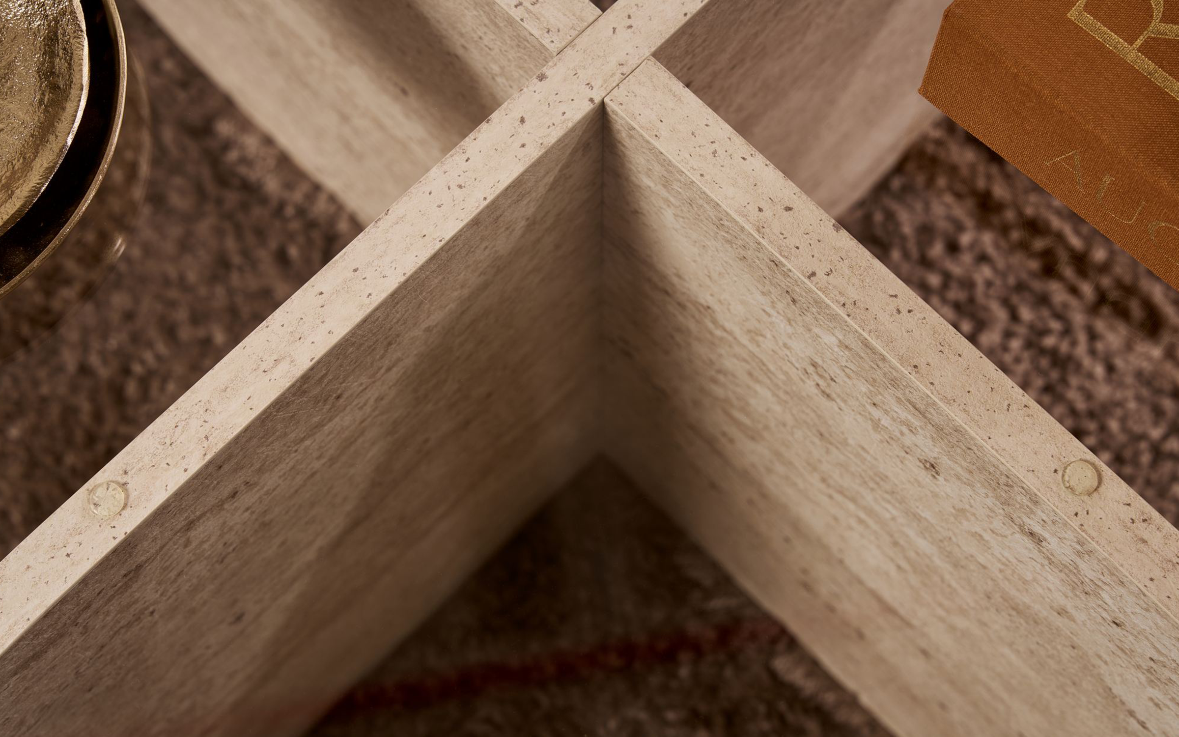 Masuta de cafea Veta, decor travertin  6